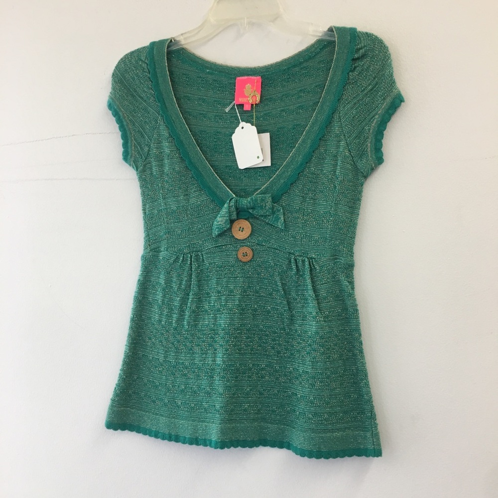 Manoush Green Knit Top